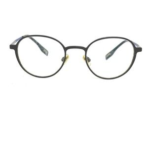 Evatik 9220 M100 Titanium Eyeglasses Frames Black Blue Round 48-20-145 Men Women